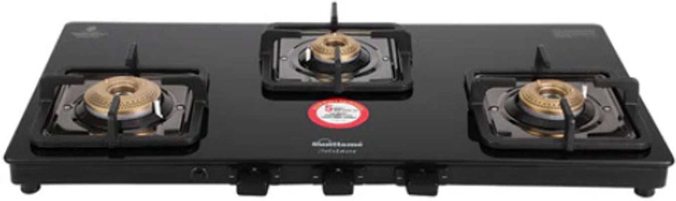ROBUSTA Gas Stove Glass Top 3 Burner / 4 Burner