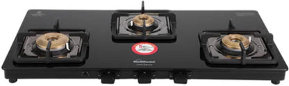 ROBUSTA Gas Stove Glass Top 3 Burner / 4 Burner