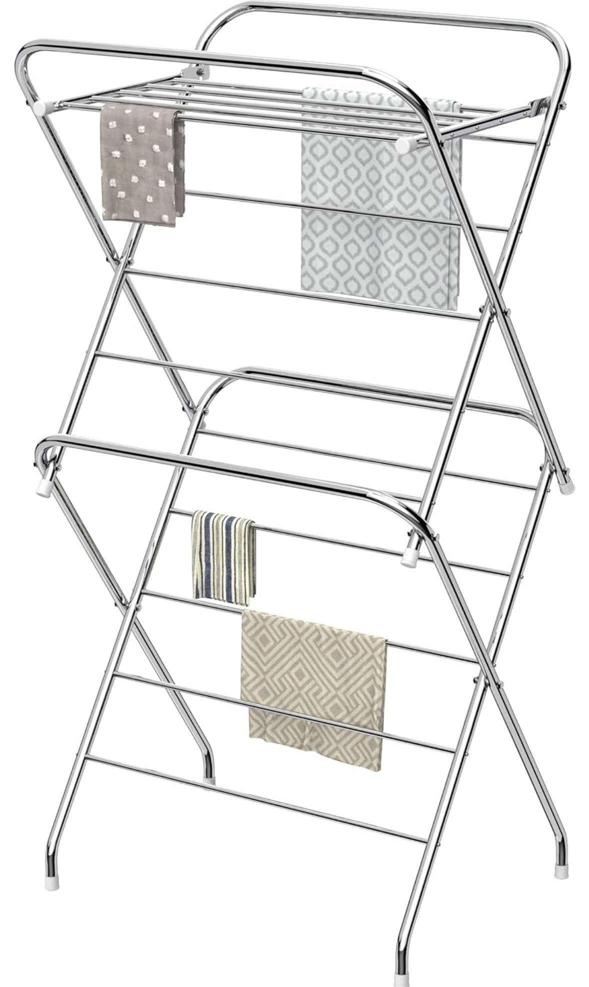 Heavy Duty - 0.75 inch-9 rod Steel Foldable Cloth drying Towel Stand