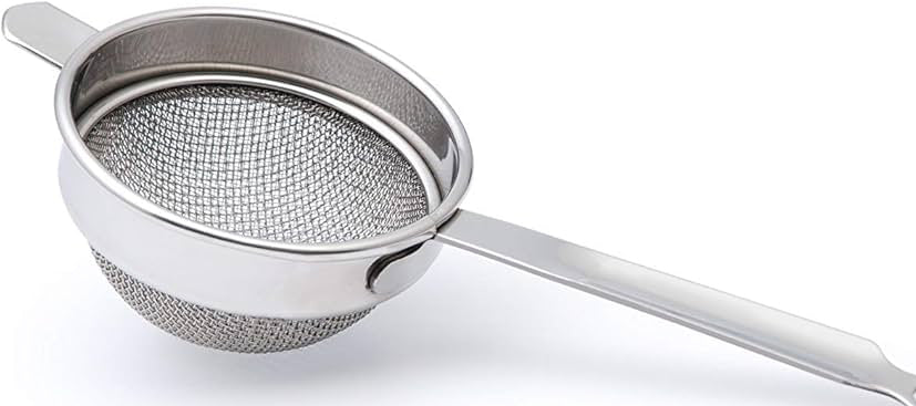 Stainless Steel Tea Stainer – Fine Mesh (double jali) Patti handle