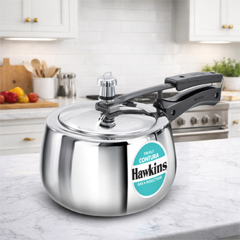 Hawkins contura Stainless Steel Triply Pressure Cooker