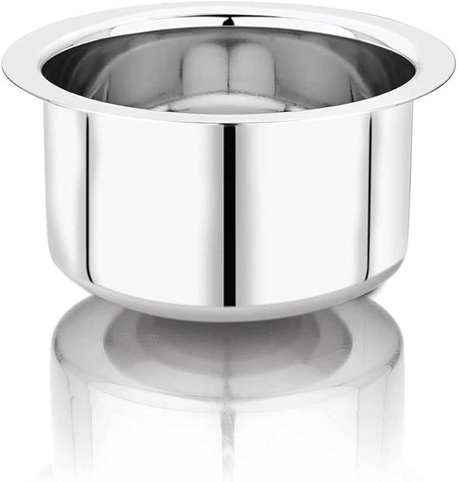 Prashi Steel Stainless Steel 22 gaze light weight Tope  Round bottom