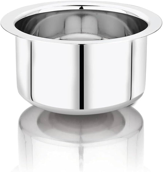 Prashi Steel Stainless Steel 22 gaze light weight Tope  Round bottom