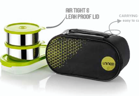 Stainless Steel Lunch Box  300ml 2 PCS + Chapati Tray