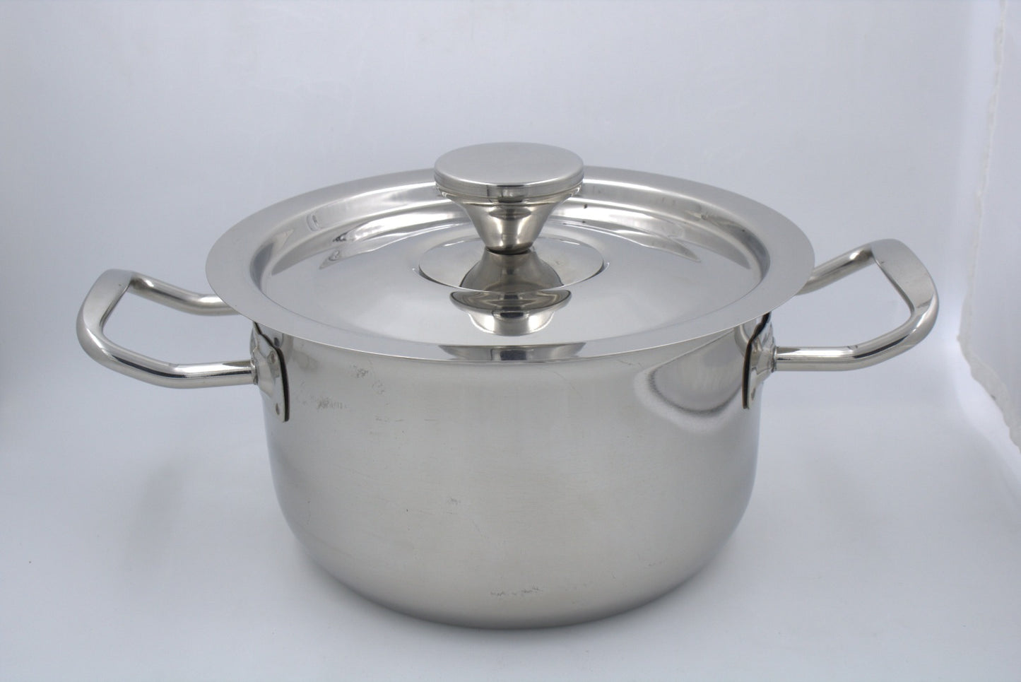 Tri-Ply Stainless Steel Stew Pot Mirror Finish