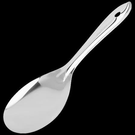 Rice Oval Stainless Steel Serving Spoon Mirror Finish
