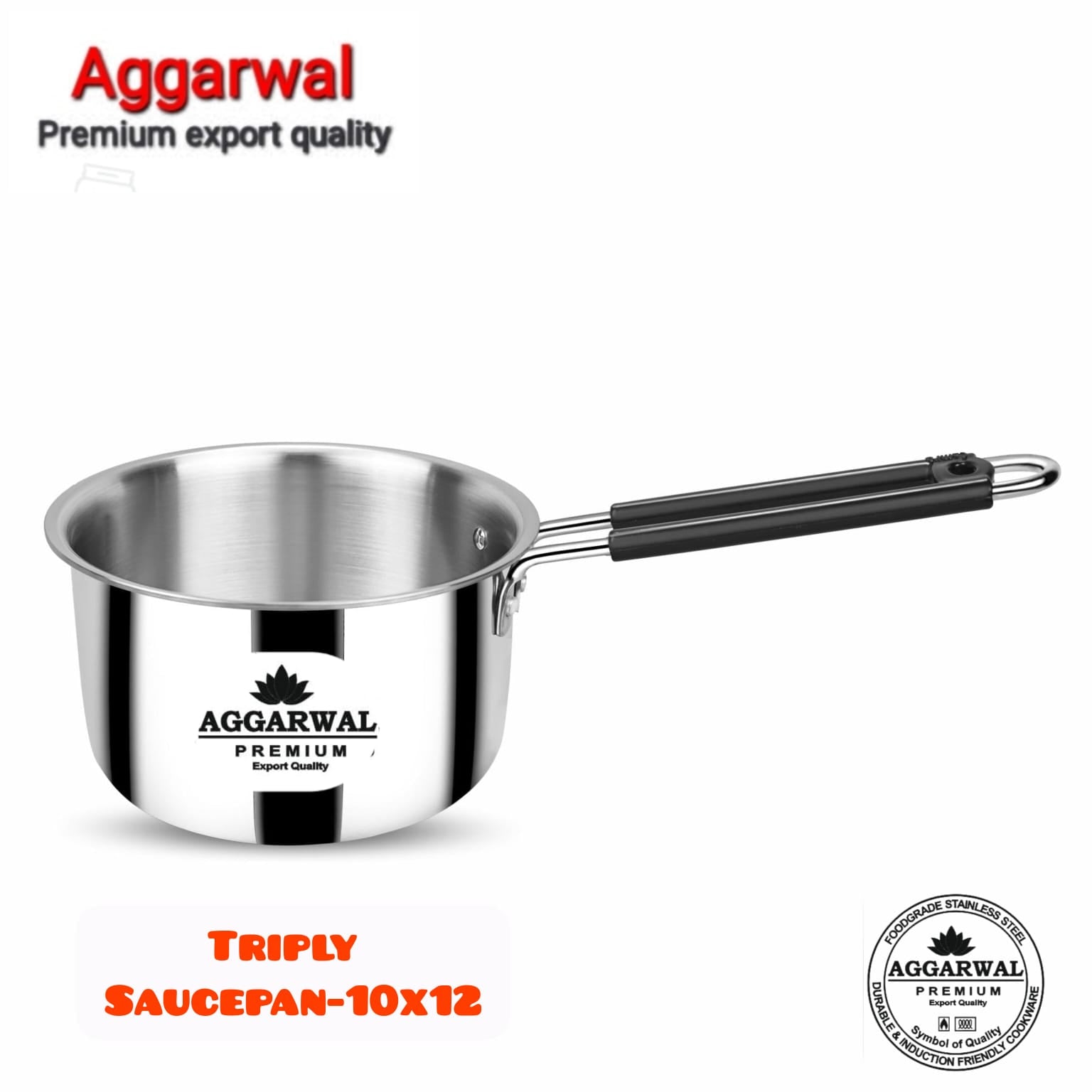 Stainless Steel Sauce Pan 18G/22G Mirror Finish