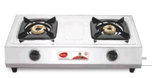 Jumbo Stainless Steel Gas Stove 2 Burner