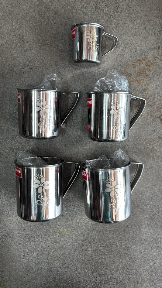 Stainless Steel Mug Mirror Finish 250ml-1000ml (Laser)