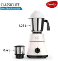 Classic Lite 550W Mixer Grinder with 2 Stainless Steel Jars