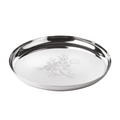 Stainless Steel Beggy Thali | Set of 6 | Laser Assorted Flower