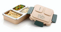 Tiffi Tri - Multi-Partition Stainless Steel Lunch Box Mirror Finish
